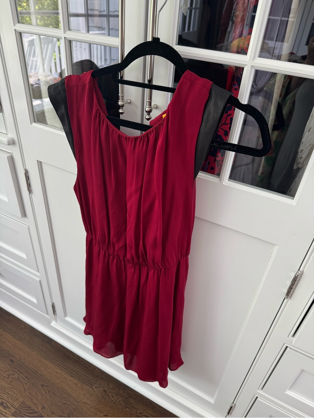 Alice and Olivia - Size Large Red Burgundy Dress